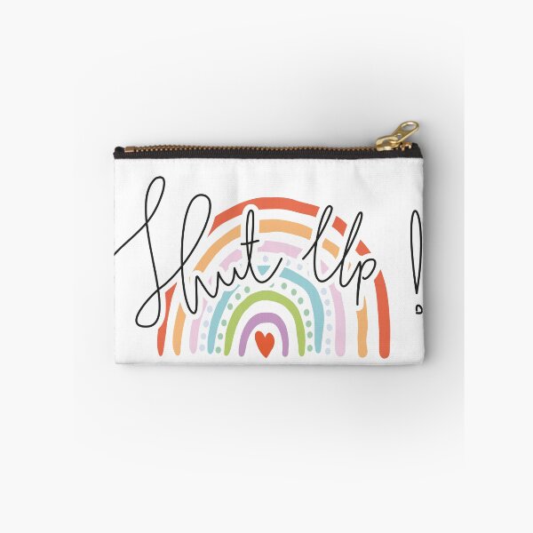 Item preview, Colorful Shut up! Rainbow | Stylish Doodle Handwritten font, attitude, mental health, rude, cool, scribble designed and sold by ibeargifts.