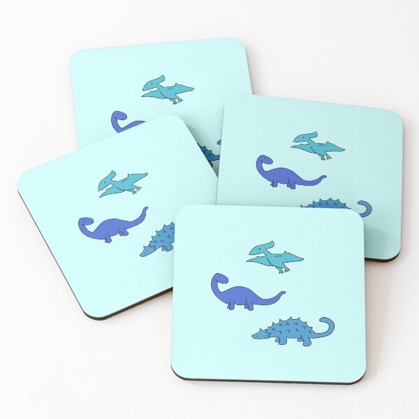 Item preview, Tiny Blue Dinos designed and sold by areberhard.