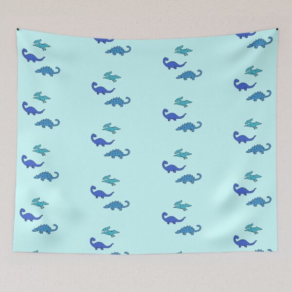 Item preview, Tiny Blue Dinos designed and sold by areberhard.