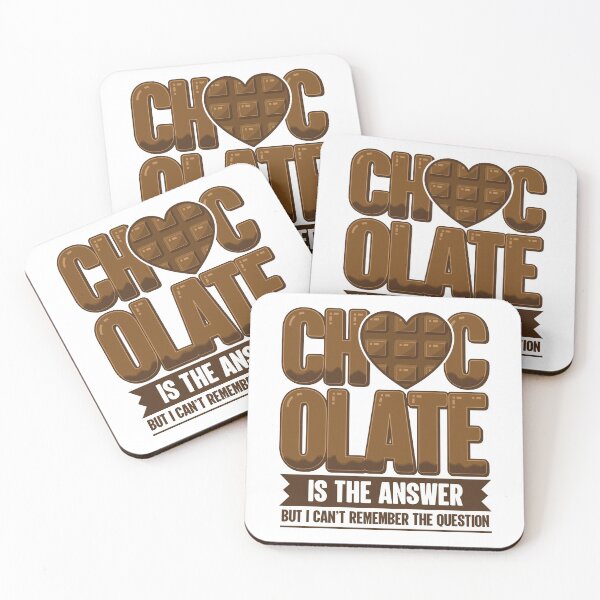 Item preview, Chocolate Is The Answer | Chocolate Lovers Fantasy Heart designed and sold by GravitiTees.