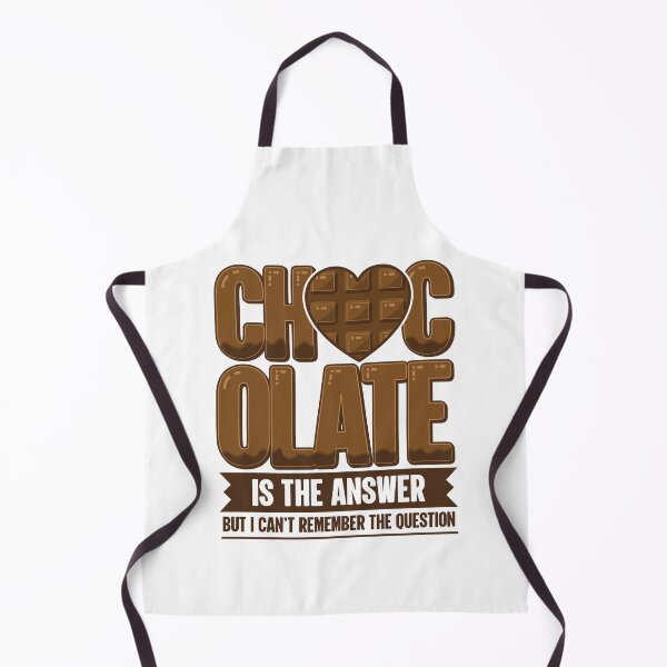 Item preview, Chocolate Is The Answer | Chocolate Lovers Fantasy Heart designed and sold by GravitiTees.