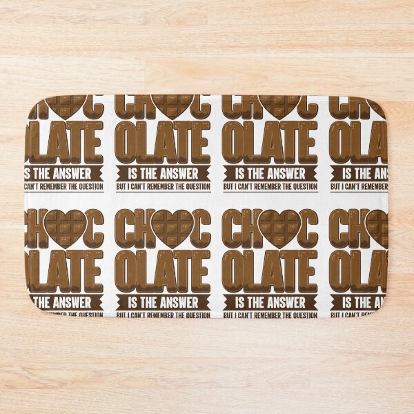 Item preview, Chocolate Is The Answer | Chocolate Lovers Fantasy Heart designed and sold by GravitiTees.