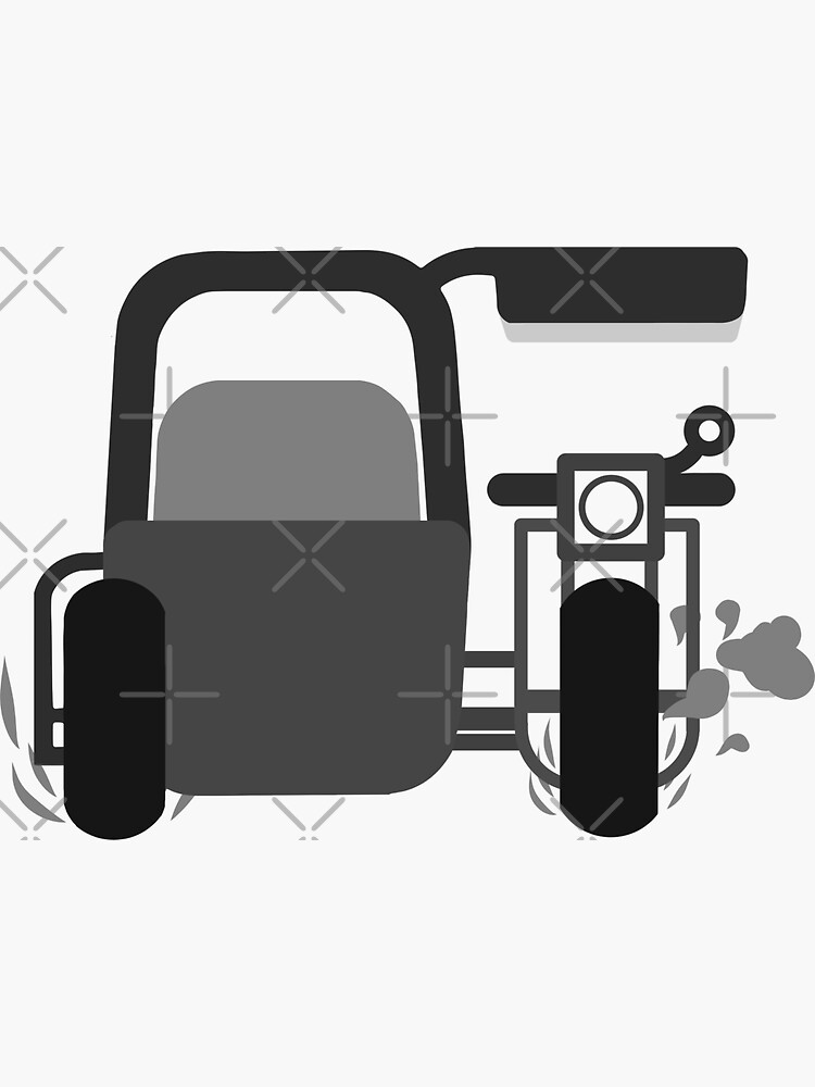 "Simple Tricycle" Sticker for Sale by IsaEsp Redbubble