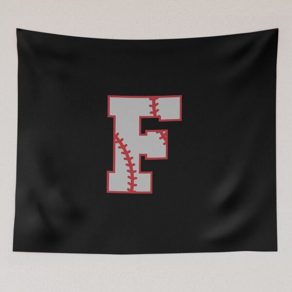 Item preview, Letter F Monogram | Baseball designed and sold by SerendipityNow.
