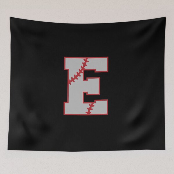 Item preview, Letter E Monogram | Baseball designed and sold by SerendipityNow.