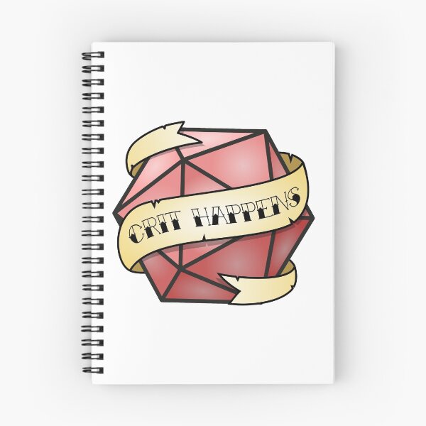 Item preview, Crit Happens designed and sold by PinkFoxDesigns.