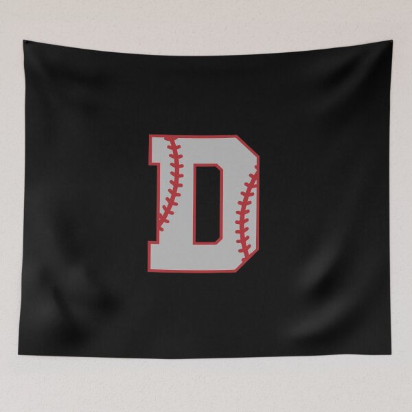 Item preview, Letter D Monogram | Baseball designed and sold by SerendipityNow.