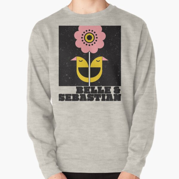 Belle and Sebastian - music poster, birds and flower graphic. Pullover Sweatshirt