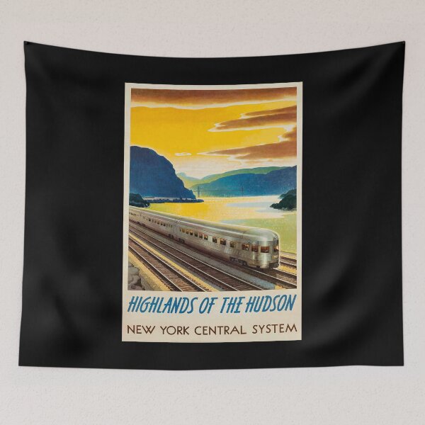 Item preview, Highlands of the Hudson retro poster designed and sold by CorasPosters.