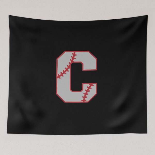 Item preview, Letter C Monogram | Baseball designed and sold by SerendipityNow.