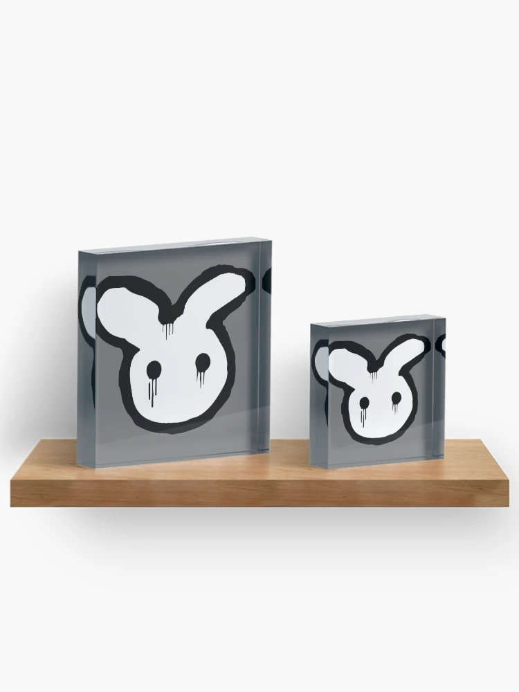 Thumbnail 3 of 5, Acrylic Block, Sad Rabbit designed and sold by tedLab.