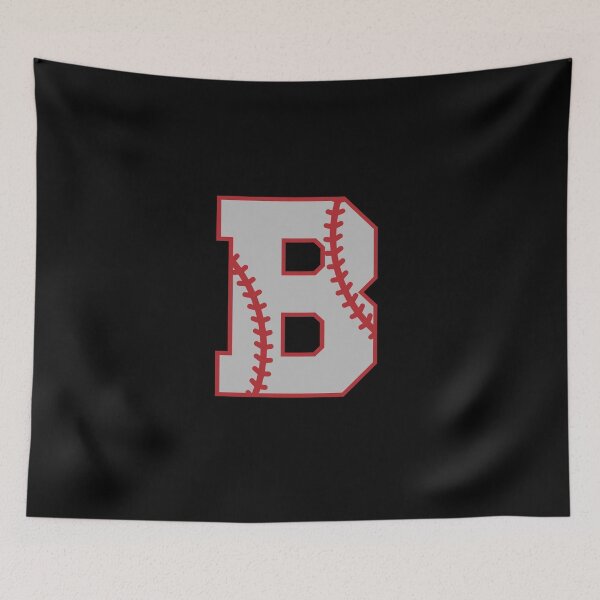 Item preview, Letter B Monogram | Baseball designed and sold by SerendipityNow.