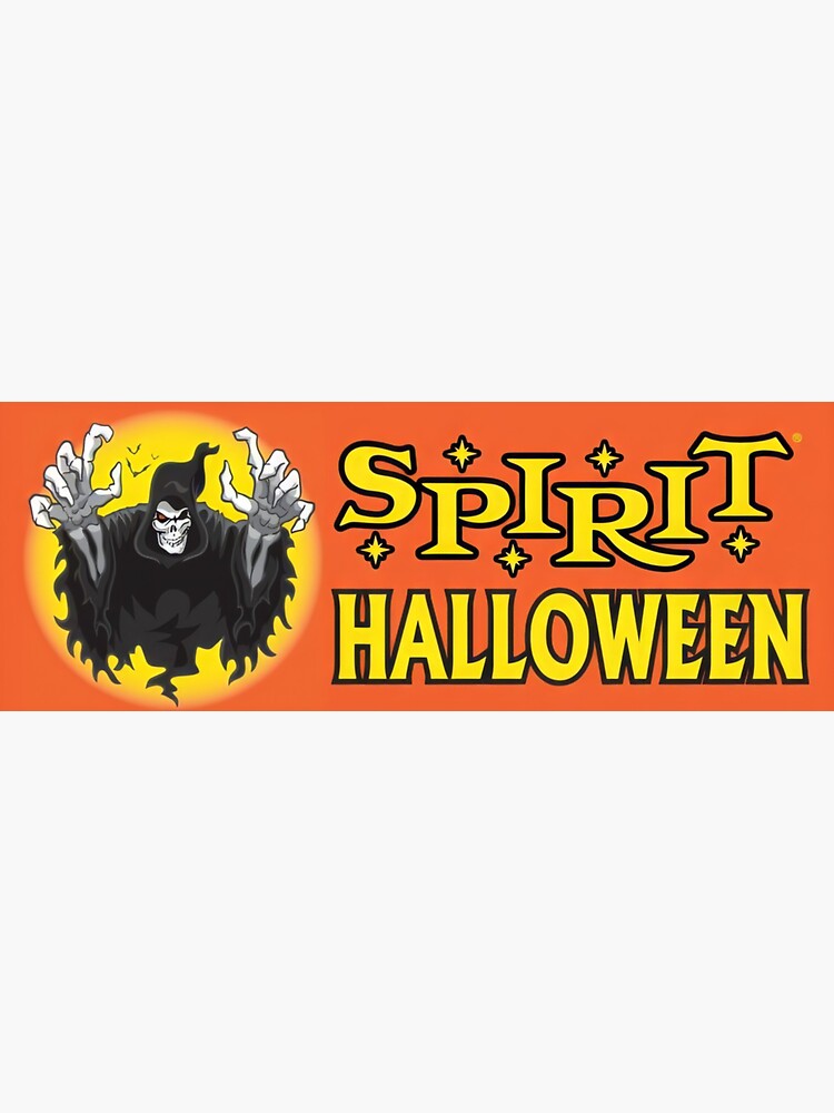 "Spirit Halloween logo" Sticker for Sale by 666LemonBars666 Redbubble