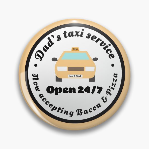 Item preview, Dad’s Taxi Service, accepting Bacon & Pizza designed and sold by Funful.