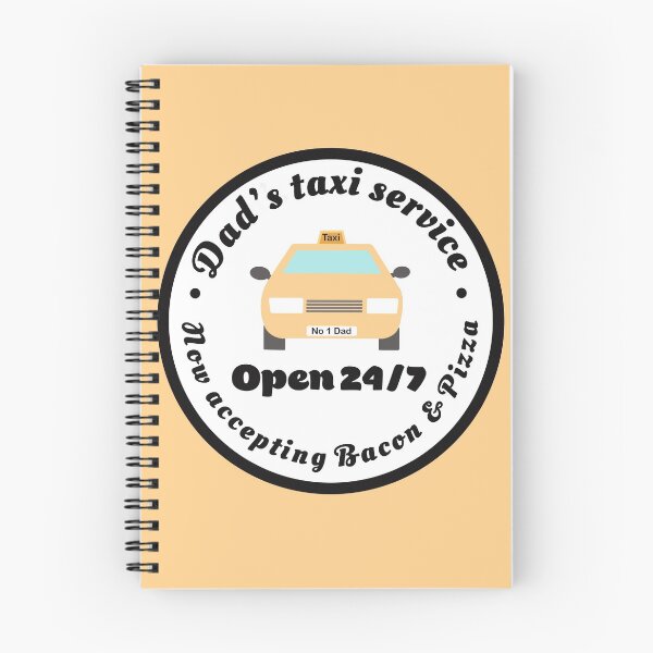 Item preview, Dad’s Taxi Service, accepting Bacon & Pizza designed and sold by Funful.