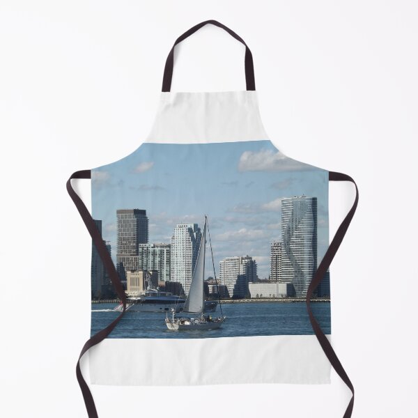 Item preview, Sailboat, Hudson River, Jersey City Skyline, Jersey City, New Jersey designed and sold by lenspiro.