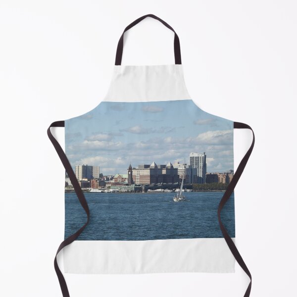Item preview, Sailboat, Hudson River, Hoboken Skyline, Hoboken, New Jersey designed and sold by lenspiro.