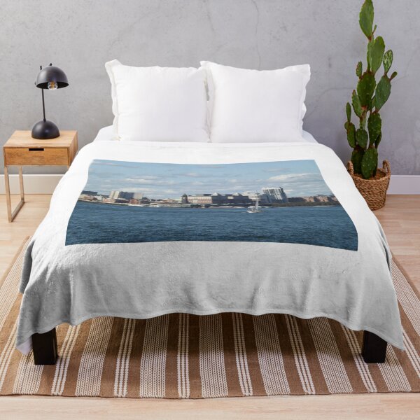Item preview, Sailboat, Hudson River, Hoboken Skyline, Hoboken, New Jersey designed and sold by lenspiro.