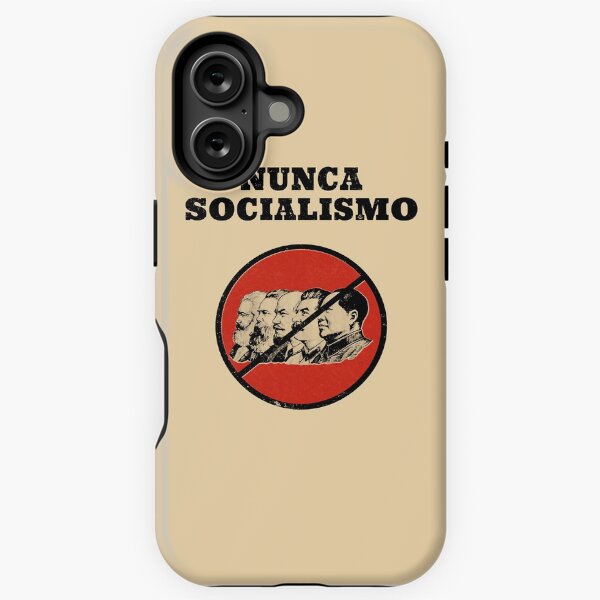 Vista previa del artículo con la obra «Nunca Socialismo», diseñado y vendido por LibertarianSt.
