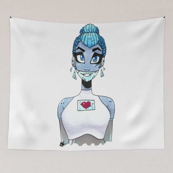 Item preview, Robot girl designed and sold by UnicornDaya.