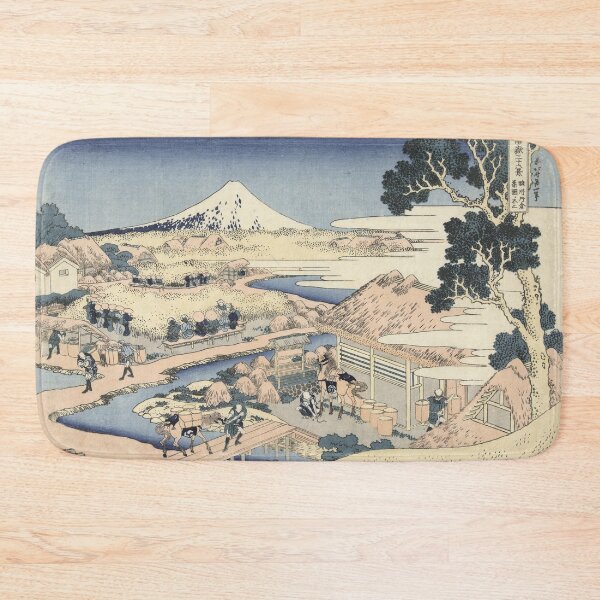 Item preview, Fuji from the Katakura tea plantation in Suruga, Hokusai, 1831 - 1835 designed and sold by Gin  Neko.