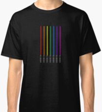 Lightsaber Rainbow Classic T-Shirt