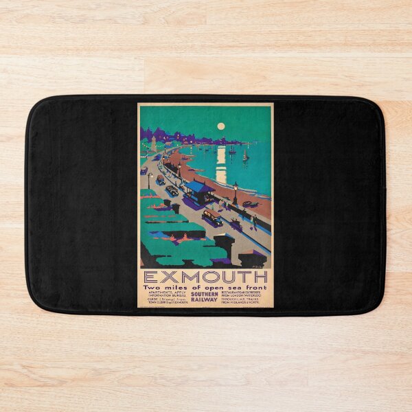 Item preview, Exmouth retro poster designed and sold by CorasPosters.