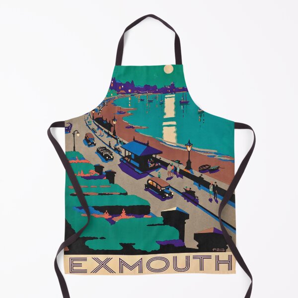 Item preview, Exmouth retro poster designed and sold by CorasPosters.