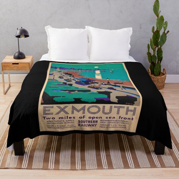 Item preview, Exmouth retro poster designed and sold by CorasPosters.