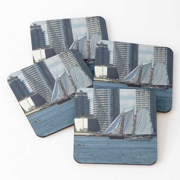 Item preview, Sailing Ship, Jersey City Skyline, Hudson River, Jersey City, New Jersey designed and sold by lenspiro.