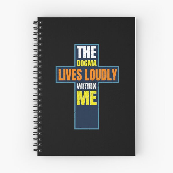 Item preview, The Dogma Lives Loudly Within Me - Conservative Catholic Blue designed and sold by bonmotto.