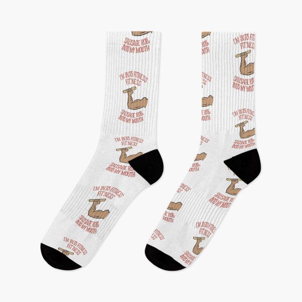 Item preview, I'm into Fitness Fitness Sausage Roll into My Mouth designed and sold by Dan66.