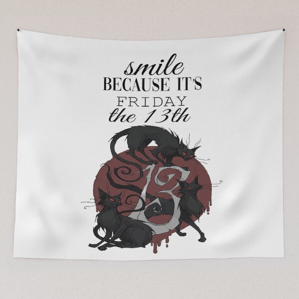 Item preview, Smile because it's friday the 13 th designed and sold by RebeccaRe.