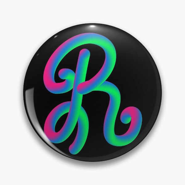Item preview, Letter R Neon Multicolor designed and sold by Aethel84.