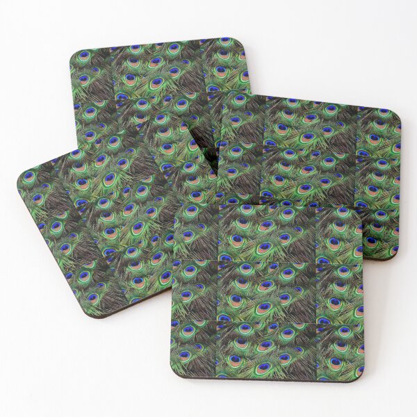 Item preview, Peacock blue bird print designed and sold by A. Love.