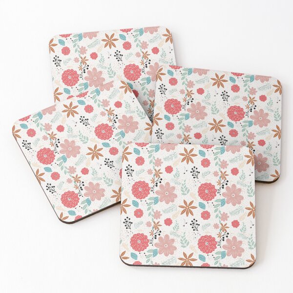 Item preview, Floral pattern pretty pink  designed and sold by A. Love.