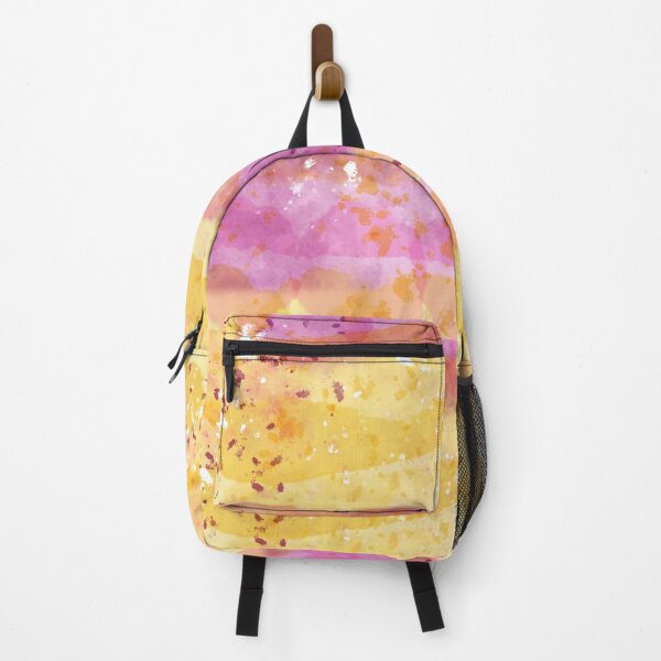 Item preview, Pink Lemonade Abstract Painting with Yellow and Magenta designed and sold by NancyMerkle.