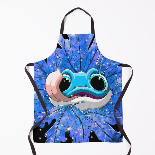 Item preview, Happy Salamander (Blue Leaves) designed and sold by Sketchlegacy.