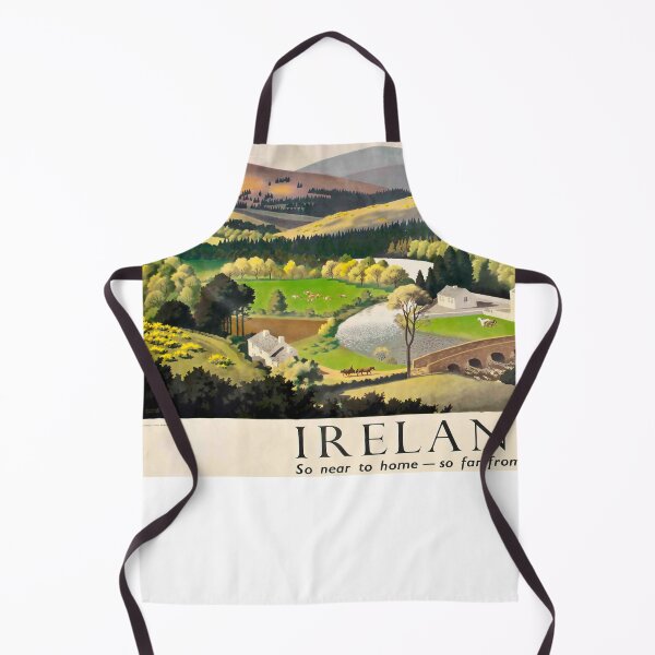 Item preview, Ireland retro poster designed and sold by CorasPosters.