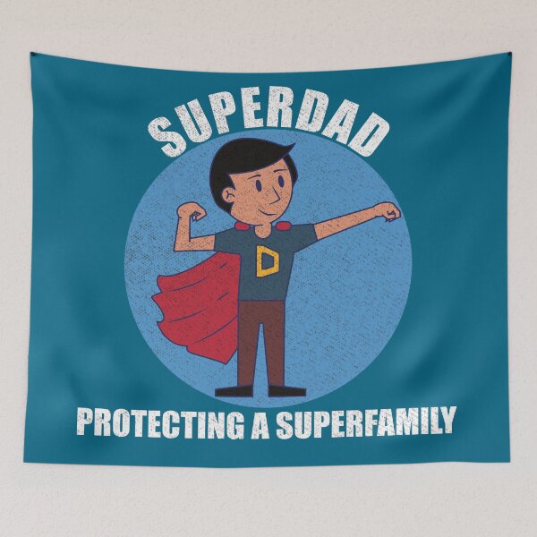 Item preview, Superdad Protecting A Super Family designed and sold by Rawsky.
