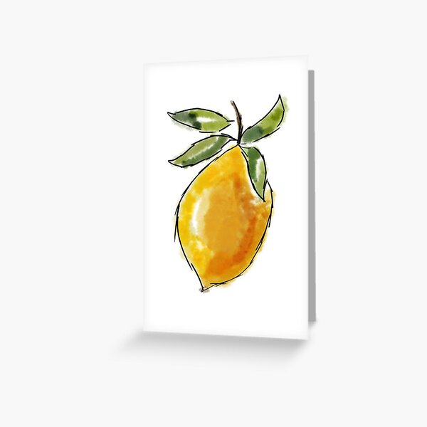 Lemon Greeting Card