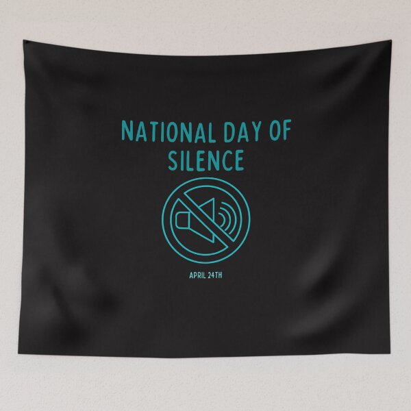 Item preview, National Day of Silence April 24th designed and sold by Lisa Lucero.