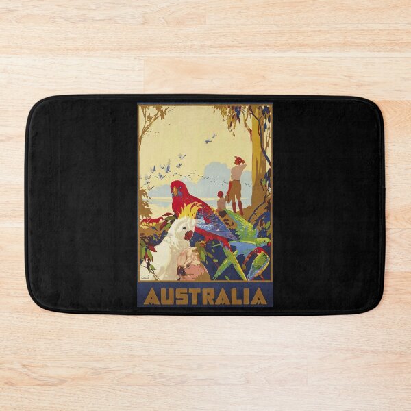 Item preview, Australia retro poster designed and sold by CorasPosters.