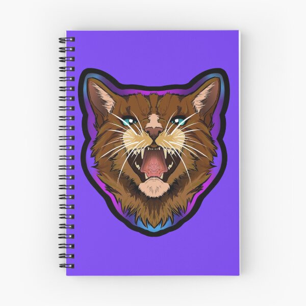 Item preview, Stylised cat meowing with eye mood Aura / background  designed and sold by IllustrateLaw.