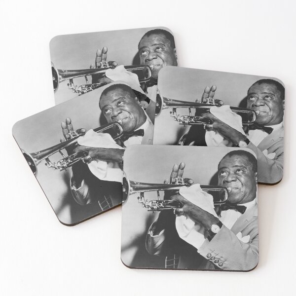 Item preview, Black and White Photo of Louis Armstrong designed and sold by Young's Print Shop.