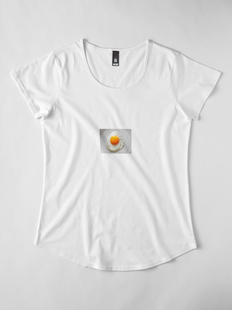Alternate view of Eggs, Breakfast food, Egg socks, Egg dress, Egg leggings, Egg notebook, Egg coasters Premium Scoop T-Shirt