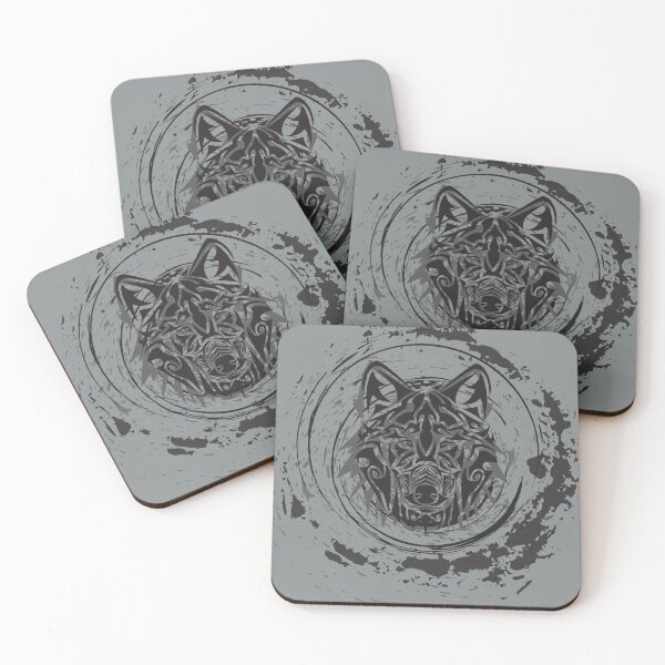 Item preview, Tattoo inspired wolf  designed and sold by lucia Strydom.