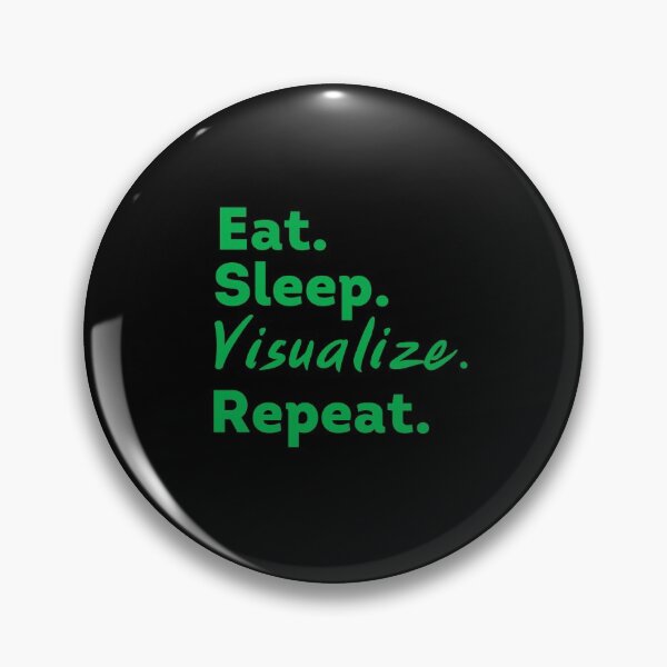 Artikelvorschau, Green Eat Sleep Visualize Repeat - Gesetz der Anziehung entworfen und verkauft von LoA-Lady.
