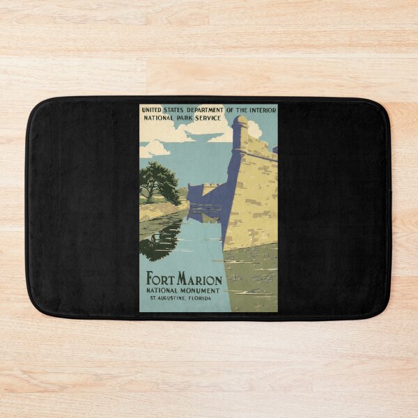 Item preview, Fort Marion retro poster designed and sold by CorasPosters.