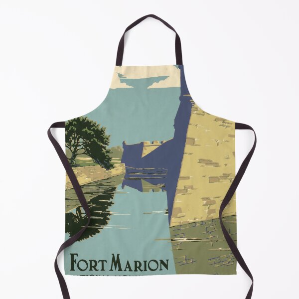 Item preview, Fort Marion retro poster designed and sold by CorasPosters.